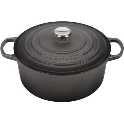 Le Creuset - 7-1/4-Qt. Signature Round Dutch Oven - Oyster - 21177028444041