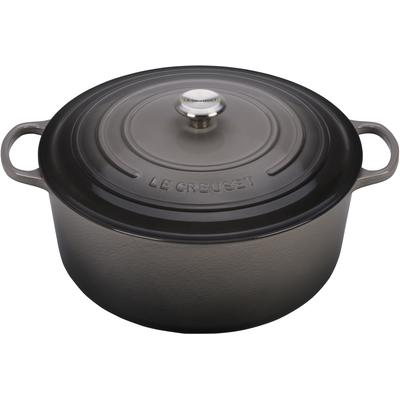 Le Creuset - 13-1/4-Qt. Signature Round Dutch Oven - Oyster - 21177034444041