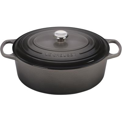 Le Creuset - 9-1/2-Qt. Signature Oval Dutch Oven - Oyster - 21178035444041