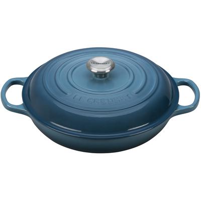 Le Creuset - 3-3/4-Qt. Signature Braiser - Oyster - 21180030444041