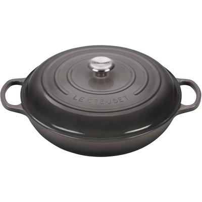 Le Creuset - 5-Qt. Signature Braiser - Oyster - 21180032444041