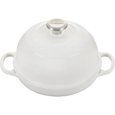 Le Creuset - 9.5" 1.75 qt. Signature Bread Oven - White - 21301024010041