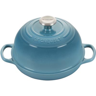 Le Creuset - 9.5" 1.75 qt. Signature Bread Oven - Caribbean - 21301024170041