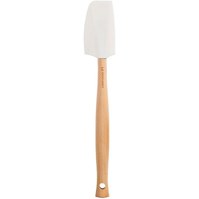 Le Creuset - 11-1/8" x 1-3/4" Craft Series Small Spatula - White - 42036000010005