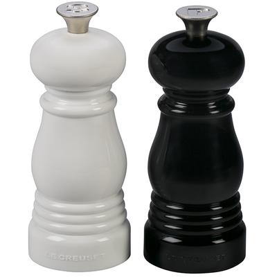 Le Creuset - Petite Salt and Pepper Mill Set - Black/White - ST00005000S169001