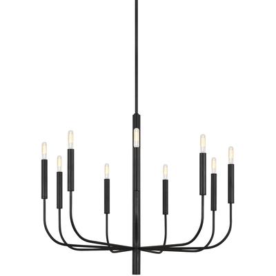 Generation Lighting Designers - Brianna Medium Chandelier - Aged Iron - EC1009AI