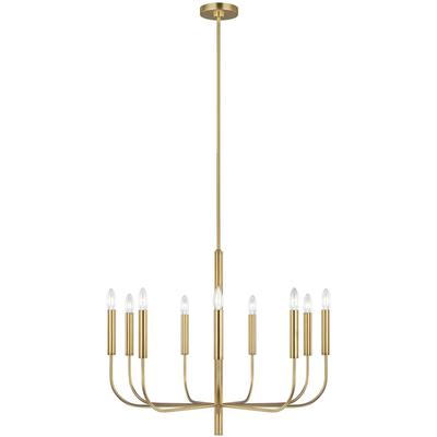 Generation Lighting Designers - Brianna Medium Chandelier - Burnished Brass - EC1009BBS