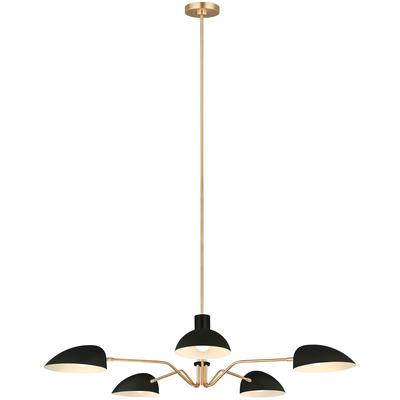 Generation Lighting Designers - Jane Chandelier - Midnight Black - EC1025MBK