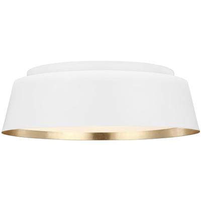 Generation Lighting Designers - Asher Medium Flush Mount - Matte White - EF1003MWT