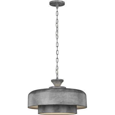 Generation Lighting Designers - Haymarket Medium Pendant - Weathered Galvanized - EP1001WGV