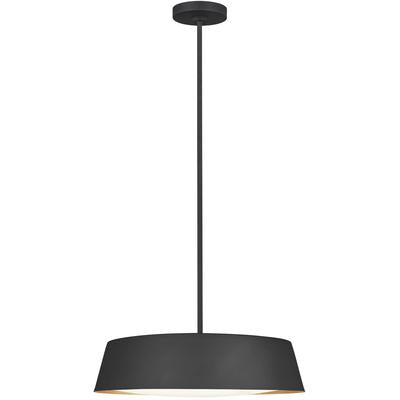 Generation Lighting Designers - Asher Pendant - Midnight Black - EP1055MBK