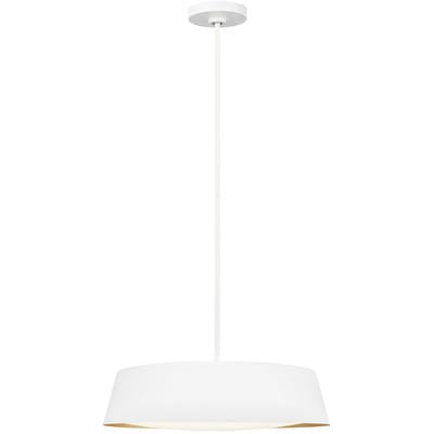 Generation Lighting Designers - Asher Pendant - Matte White - EP1055MWT