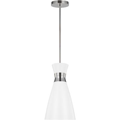 Generation Lighting Designers - Heath Small Pendant - Polished Nickel - EP1221MWTPN