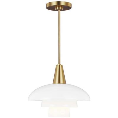 Generation Lighting Designers - Rossie Pendant - Burnished Brass - EP1271BBS