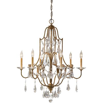 Generation Lighting - Valentina 6-Light Single Tier Chandelier - F2478/6OBZ