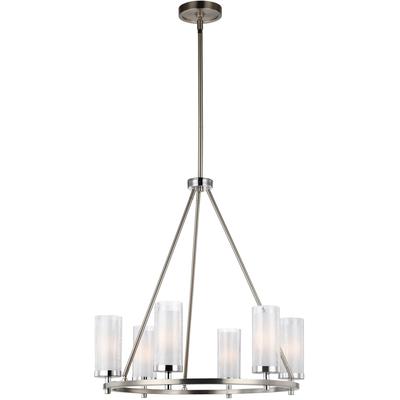 Generation Lighting - Jonah 6-Light Chandelier - F2985/6SN/CH