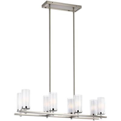 Generation Lighting - Jonah 8-Light Island Chandelier - F2986/8SN/CH