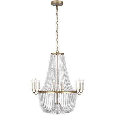 Generation Lighting - Marielle 12-Light Chandelier - Antique Gild - F3281/12ADB