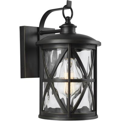 Generation Lighting - Millbrooke 1-Light Outdoor Wall Lantern - Antique Bronze - OL15200ANBZ