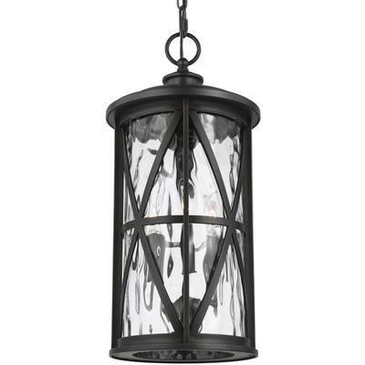 Generation Lighting - Millbrooke 3-Light Outdoor Pendant - Antique Bronze - OL15209ANBZ