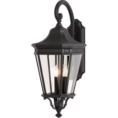 Generation Lighting - Cotswold Lane 3-Light Wall Lantern - Black - OL5404BK