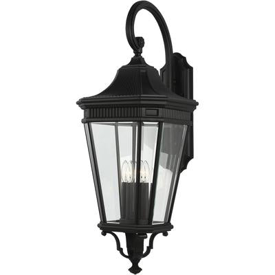 Generation Lighting - Cotswold Lane 4-Light Wall Lantern - Black - OL5405BK