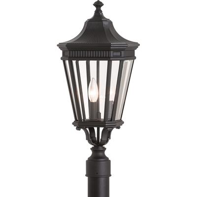 Generation Lighting - Cotswold Lane 3-Light Post - Black - OL5407BK