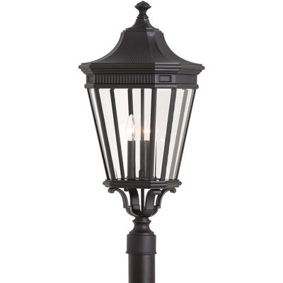 Generation Lighting - Cotswold Lane 3-Light Post - Black - OL5408BK