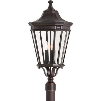 Generation Lighting - Cotswold Lane 3-Light Post - Grecian Bronze - OL5408GBZ