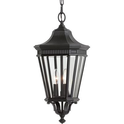 Generation Lighting - Cotswold Lane 3-Light Pendant - Black - OL5411BK