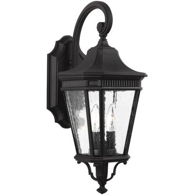 Generation Lighting - Cotswold Lane 2-Light Wall Lantern - Black - OL5421BK