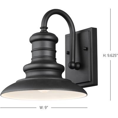 Generation Lighting - Redding Station 1-Light Small Wall Lantern - OL8600TXB