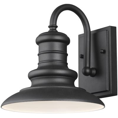 Generation Lighting - Redding Station Small 1-Light Wall Lantern - Textured Black - OL8600TXB/T