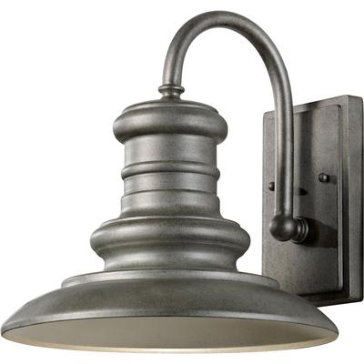 Generation Lighting - Redding Station 1-Light Outdoor Lantern - Tarnished Silver - OL8601TRD