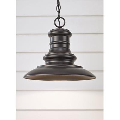 Generation Lighting - Redding Station 1-Light Outdoor Lantern - Restoration Bronze - OL8904RSZ-L1