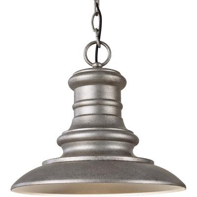 Generation Lighting - Redding Station 1-Light Outdoor Lantern - Tarnished Silver - OL8904TRD