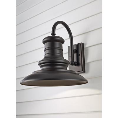 Generation Lighting - Redding Station 1-Light Outdoor Lantern - Restoration Bronze - OL9004RSZ-L1