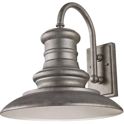 Generation Lighting - Redding Station 1-Light Outdoor Lantern - Tarnished Silver - OL9004TRD