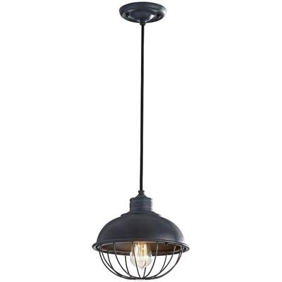 Generation Lighting - Urban Renewal 1-Light Pendant - Antique Forged Iron - P1242AF