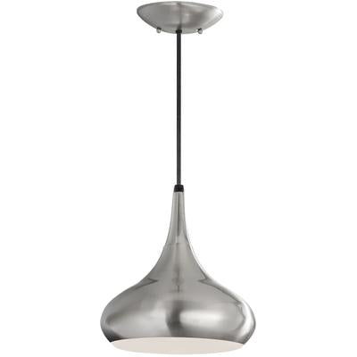 Generation Lighting - Belle 1-Light Pendant - Brushed Steel - P1253BS