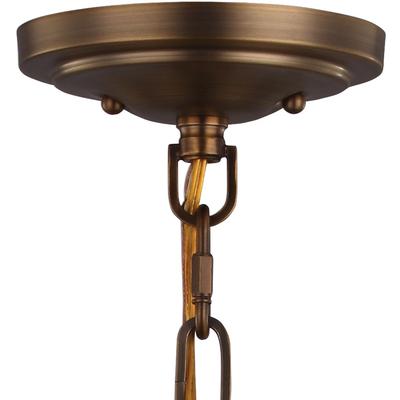 Generation Lighting - Cadence 2-Light Pendant - Dark Antique Brass/Matte Black - P1283DAB/MB