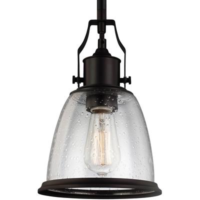 Generation Lighting - Hobson 1-Light Mini-Pendant - Oil Rubbed Bronze - P1354ORB