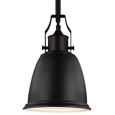 Generation Lighting - Hobson 1-Light Mini-Pendant - Oil Rubbed Bronze - P1357ORB