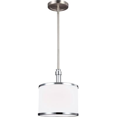 Generation Lighting - Prospect Park 1-Light Mini-Pendant - P1417SN/CH