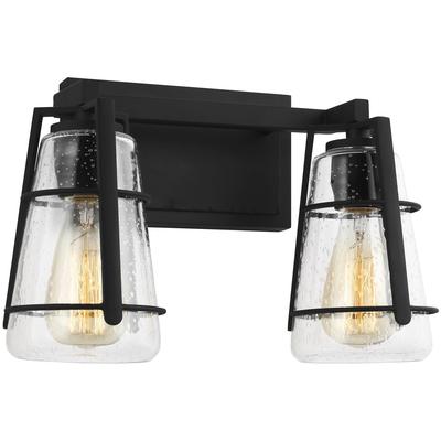 Generation Lighting - Adelaide 2-Light Vanity - Midnight Black - VS2472MBK