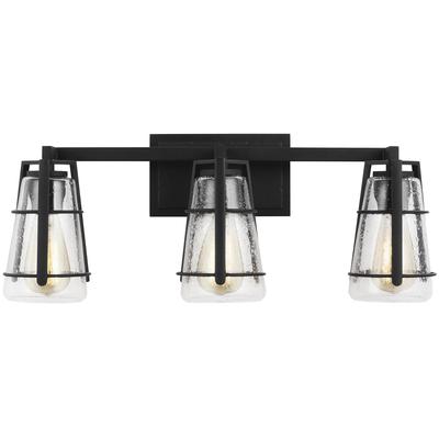 Generation Lighting - Adelaide 3-Light Vanity - Midnight Black - VS2473MBK