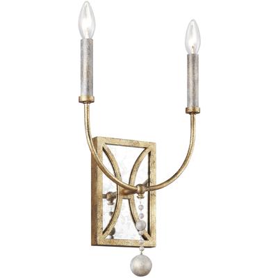 Generation Lighting - Marielle 2-Light Wall Sconce - Antique Gild - WB1920ADB