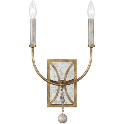 Generation Lighting - Marielle 2-Light Wall Sconce - Antique Gild - WB1920ADB