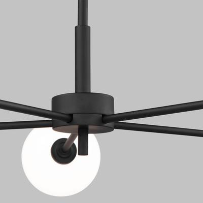 Generation Lighting - Tallis Five-Light Chandelier - Midnight Black - 3000105-112