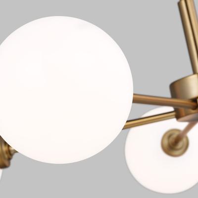 Generation Lighting - Tallis Five-Light Chandelier - Satin Brass - 3000105-848